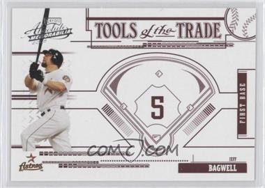 2005 Playoff Absolute Memorabilia - Tools of the Trade - Red #TT-80 - Jeff Bagwell /250