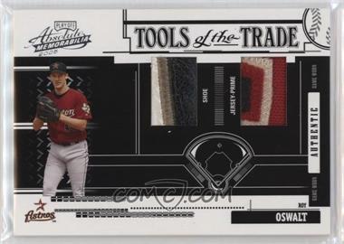 2005 Playoff Absolute Memorabilia - Tools of the Trade - Reverse Black Double Materials Prime #TT-26 - Roy Oswalt /25