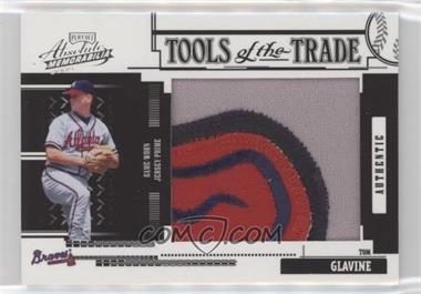 2005 Playoff Absolute Memorabilia - Tools of the Trade - Reverse Black Jumbo Materials Prime #TT-189 - Tom Glavine /5 [EX to NM]