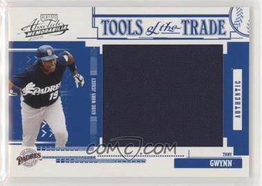 2005 Playoff Absolute Memorabilia - Tools of the Trade - Reverse Blue Jumbo Materials #TT-78 - Tony Gwynn /50