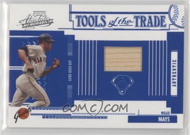 2005 Playoff Absolute Memorabilia - Tools of the Trade - Reverse Blue Single Materials #TT-197 - Willie Mays /24 [EX to NM]
