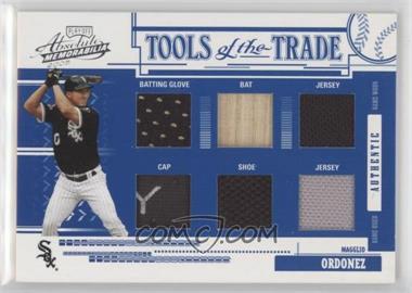 2005 Playoff Absolute Memorabilia - Tools of the Trade - Reverse Blue Six Materials #TT-88 - Magglio Ordonez /10