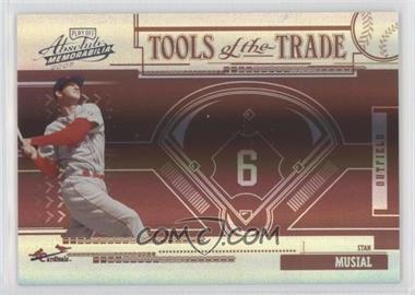 2005 Playoff Absolute Memorabilia - Tools of the Trade - Reverse Red Spectrum #TT-183 - Stan Musial /50 [EX to NM]