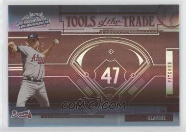 2005 Playoff Absolute Memorabilia - Tools of the Trade - Reverse Red Spectrum #TT-47 - Tom Glavine /50