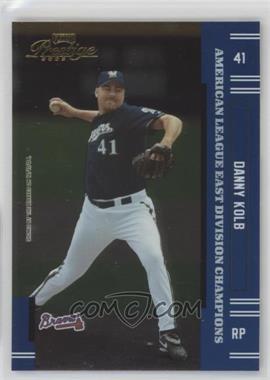 2005 Playoff Prestige - [Base] - Playoff Champions American League East #41 - Danny Kolb /20