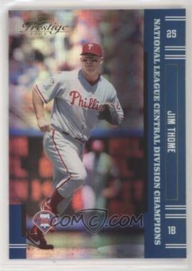 2005 Playoff Prestige - [Base] - Playoff Champions National League Central #125 - Jim Thome /21 [EX to NM]