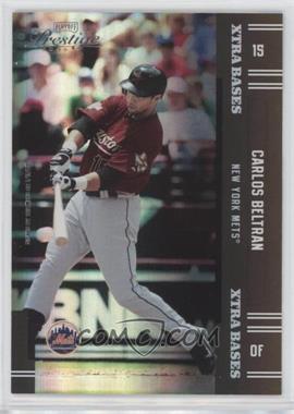 2005 Playoff Prestige - [Base] - Xtra Bases Black #15 - Carlos Beltran /25