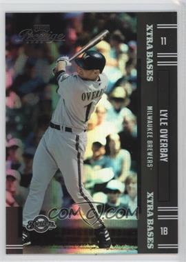 2005 Playoff Prestige - [Base] - Xtra Bases Black #71 - Lyle Overbay /25