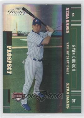 2005 Playoff Prestige - [Base] - Xtra Bases Green #167 - Ryan Church /50