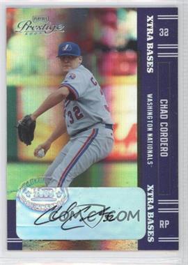 2005 Playoff Prestige - [Base] - Xtra Bases Purple Autographs #108 - Chad Cordero /50