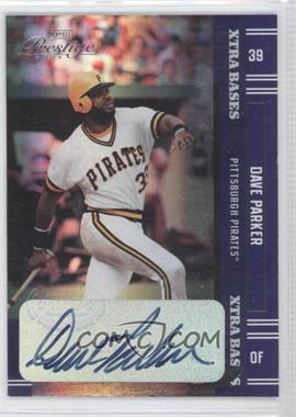 2005 Playoff Prestige - [Base] - Xtra Bases Purple Autographs #192 - Dave Parker /25