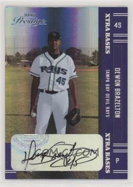 2005 Playoff Prestige - [Base] - Xtra Bases Purple Autographs #59 - Dewon Brazelton /50 [EX to NM]