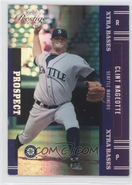 2005 Playoff Prestige - [Base] - Xtra Bases Purple #155 - Clint Nageotte /100