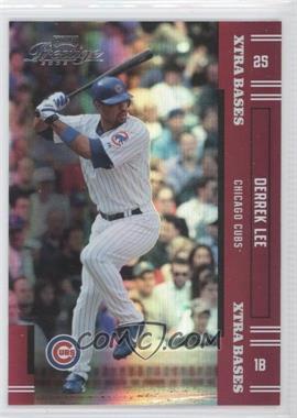 2005 Playoff Prestige - [Base] - Xtra Bases Red #87 - Derrek Lee /150