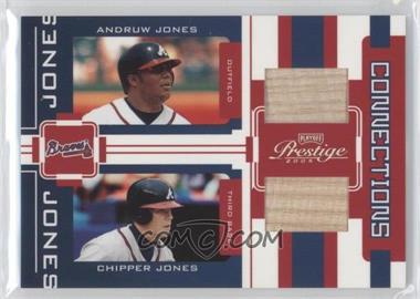 2005 Playoff Prestige - Connections - Bats #C-2 - Andruw Jones, Chipper Jones /250