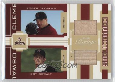 2005 Playoff Prestige - Connections - Bats #C-6 - Roger Clemens, Roy Oswalt /250