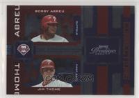 Bobby Abreu, Jim Thome #/100