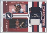 Reggie Jackson, Rod Carew #/25