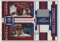 Bobby Abreu, Jim Thome [EX to NM] #/250