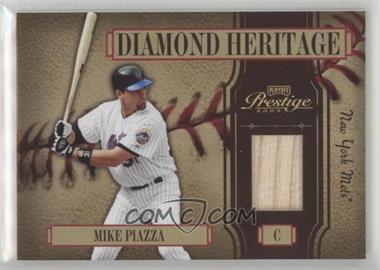 2005 Playoff Prestige - Diamond Heritage - Bats #DH-8 - Mike Piazza /100