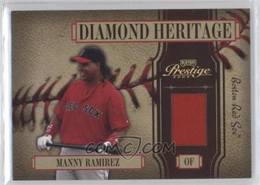 2005 Playoff Prestige - Diamond Heritage - Jerseys #DH-7 - Manny Ramirez /100