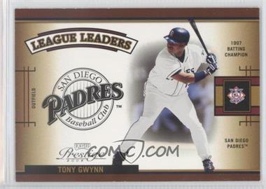 2005 Playoff Prestige - League Leaders Single #LLS-10 - Tony Gwynn