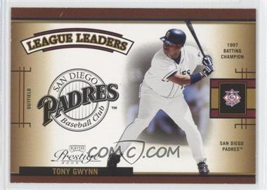 2005 Playoff Prestige - League Leaders Single #LLS-10 - Tony Gwynn