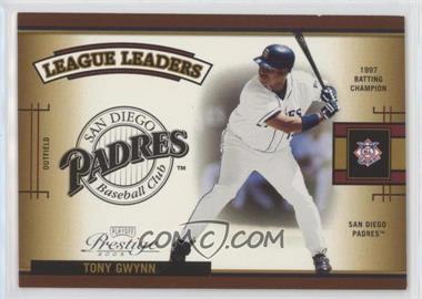 2005 Playoff Prestige - League Leaders Single #LLS-10 - Tony Gwynn