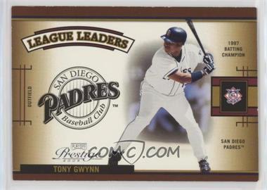 2005 Playoff Prestige - League Leaders Single #LLS-10 - Tony Gwynn