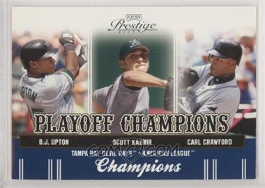 2005 Playoff Prestige - Playoff Champions Redemptions - Champions #PC-21 - B.J. Upton, Scott Kazmir, Carl Crawford