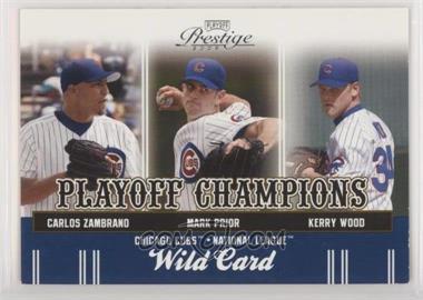 2005 Playoff Prestige - Playoff Champions Redemptions - Wild Card #PC-7 - Carlos Zambrano, Mark Prior, Kerry Wood