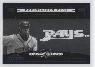 2005 Playoff Prestige - Prestigious Pros - Blue #PP-84 - Carl Crawford /900