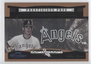 2005 Playoff Prestige - Prestigious Pros - Bronze #PP-30 - Nolan Ryan /100