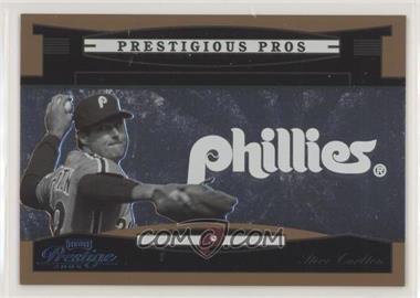 2005 Playoff Prestige - Prestigious Pros - Bronze #PP-32 - Steve Carlton /100