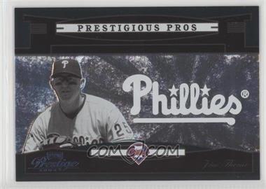 2005 Playoff Prestige - Prestigious Pros - Green #PP-71 - Jim Thome /350