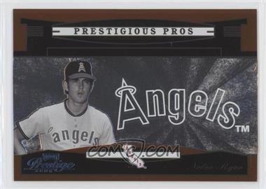 2005 Playoff Prestige - Prestigious Pros - Orange #PP-30 - Nolan Ryan /500 [EX to NM]