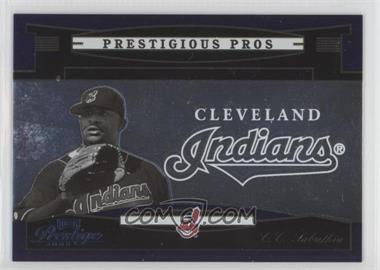 2005 Playoff Prestige - Prestigious Pros - Purple #PP-52 - CC Sabathia /200