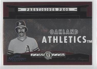 2005 Playoff Prestige - Prestigious Pros - Red #PP-74 - Rollie Fingers /700