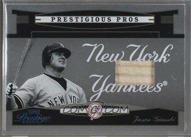 2005 Playoff Prestige - Prestigious Pros - Silver Bats #PP-42 - Jason Giambi /25 [Noted]