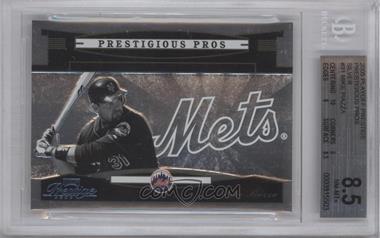 2005 Playoff Prestige - Prestigious Pros - Silver #PP-31 - Mike Piazza /75 [BGS 8.5 NM‑MT+]