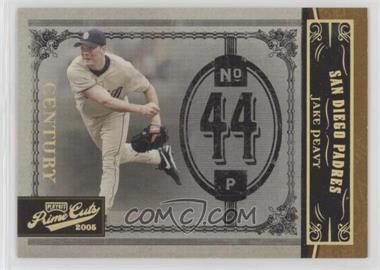 2005 Playoff Prime Cuts - [Base] - Century Gold #73 - Jake Peavy /25
