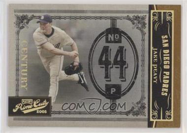 2005 Playoff Prime Cuts - [Base] - Century Gold #73 - Jake Peavy /25
