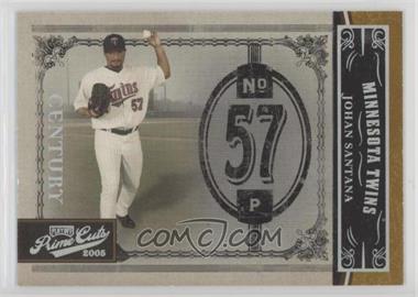 2005 Playoff Prime Cuts - [Base] - Century Silver #4 - Johan Santana /50