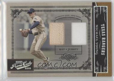 2005 Playoff Prime Cuts - [Base] - Combo Bat/Jersey #59 - Michael Young /50