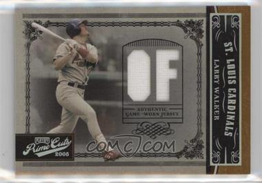 2005 Playoff Prime Cuts - [Base] - Position Jersey #50 - Larry Walker /50 [EX to NM]