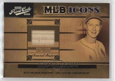 2005 Playoff Prime Cuts - MLB Icons - Bats #MLB-32 - Red Schoendienst /50