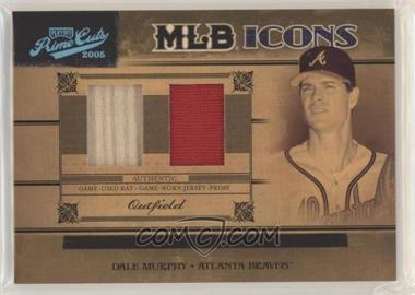 2005 Playoff Prime Cuts - MLB Icons - Combo Bats/Jerseys Prime #MLB-11 - Dale Murphy /10