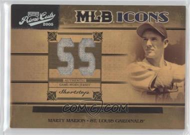 2005 Playoff Prime Cuts - MLB Icons - Position Jerseys #MLB-29 - Marty Marion /20