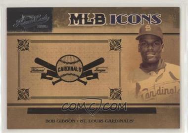 2005 Playoff Prime Cuts - MLB Icons #MLB-5 - Bob Gibson /100