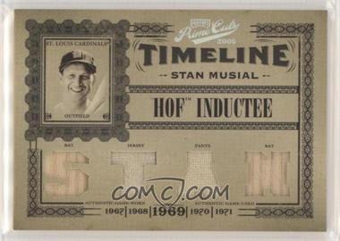 2005 Playoff Prime Cuts - Timeline - Custom Nicknames #T-6 - Stan Musial /50